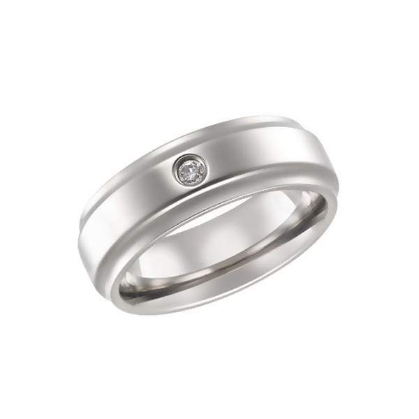Свадебное кольцо с бриллиантом