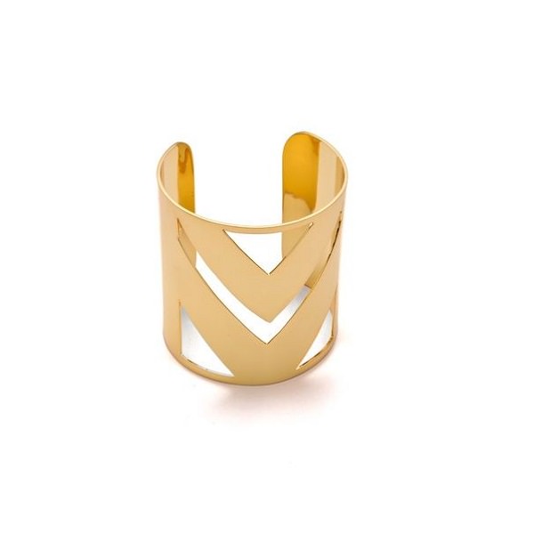 Дизайнерский браслет из желтого золота