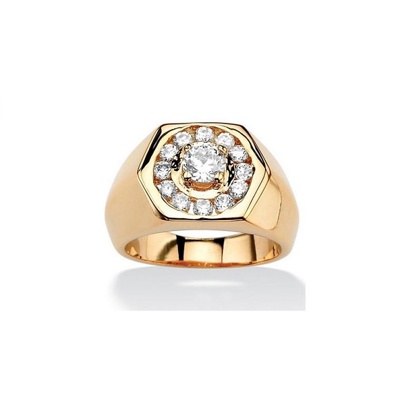 Перстень из золота с бриллиантами